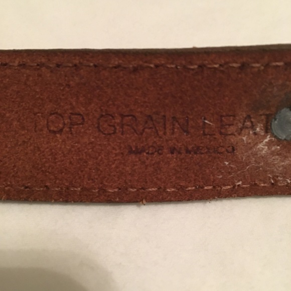 Vintage Western Top Grain Leather Belt - 5701-11 - Picture 4 of 13